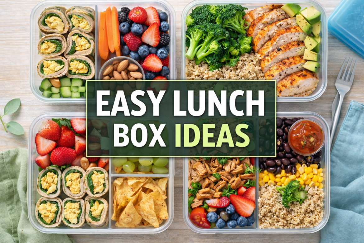 easy lunch box ideas healthy meal prep containers