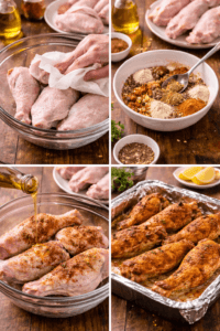 Turkey Wings Recipe Oven baked crispy golden wings